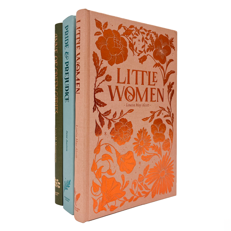 Little Women, Pride and Prejudice and Anne of Green Gables 3 Books Collection Set (Wordsworth Luxe Collection)