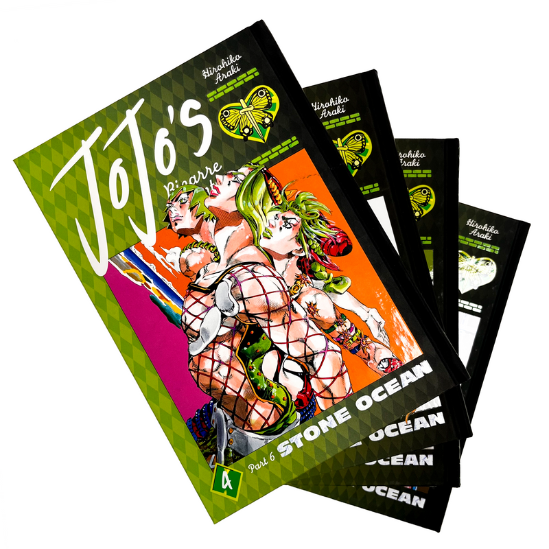 JoJo's Bizarre Adventure: Part 6 - Stone Ocean 4 Books Collection Set (Vol 1-4)