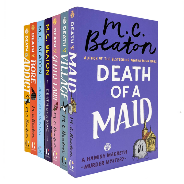 M.C. Beaton: Hamish Macbeth Series – 7 Books Collection Set (Series 4) (Death of a Nag, Death of a Dentist, and more)