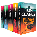 Tom Clancy Flash Point, The Sum of All Fears, Debt of Honor, Executive Orders & The Bear and The Dragon by Don Bentley & Tom Clancy 5 Books Collection Set