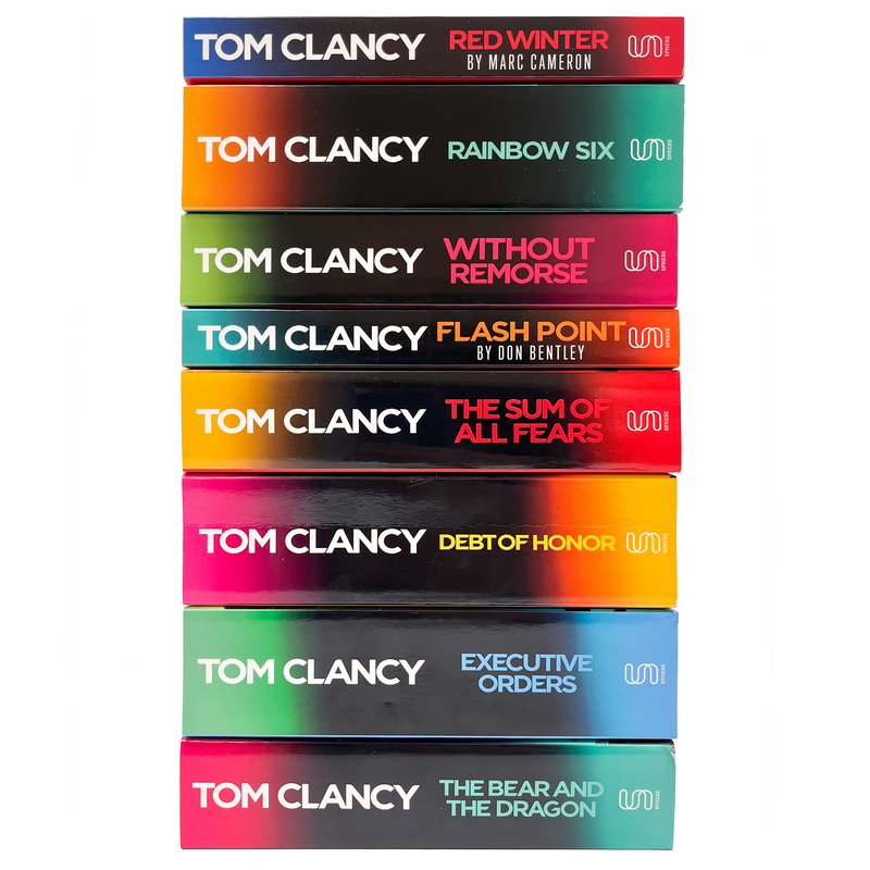 Tom Clancy Red Winter, Without Remorse, Rainbow Six, Flash Point, The Sum of All Fears, Debt of Honor, Executive Orders & The Bear and The Dragon by Don Bentley, Marc Cameron & Tom Clancy 8 Books Collection Set