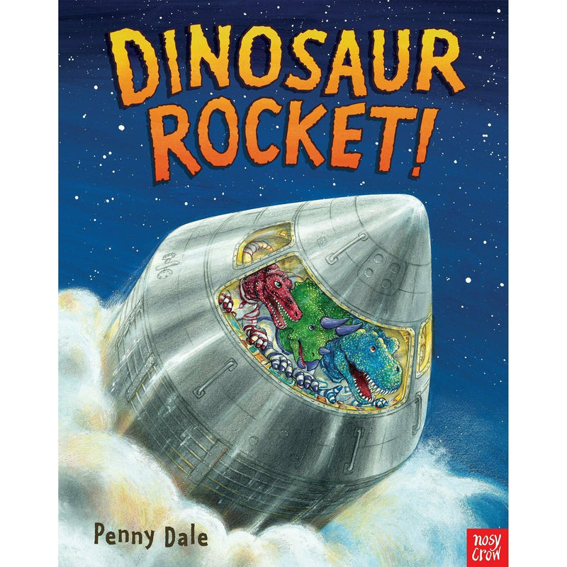 Penny Dale's Dinosaurs 5-Book Collection: Dinosaur Dig, Dinosaur Zoom, Dinosaur Rocket, Dinosaur Pirates, and Dinosaur Farm.