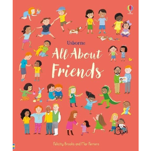 Usborne All About Feelings Friends And Families My First Books 5 Book Set By Felicity Brooks (All About Feelings, All About Families, All About Diversity, All About Friends & Worries and Fears)