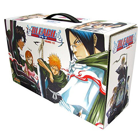 Bleach Box Set 1: Manga Volumes 1-21 Collection Pack (Includes Double-Sided Poster)