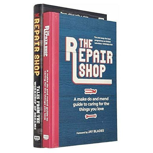 The Repair Shop Tales from the Workshop of Dreams & The Repair Shop A Make Do and Mend Handbook By Karen Farrington 2 Books Collection Set