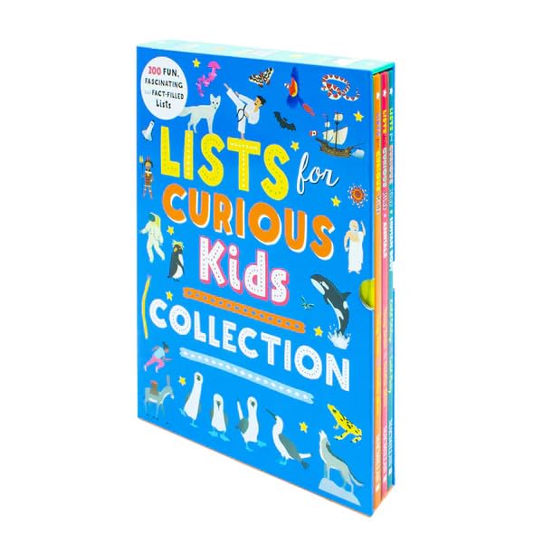 Lists for Curious Kids Collection 3 Books Box Set By Tracey Turner, Rachel Delahaye (Lists for Curious Kids, Human Body and Animals)