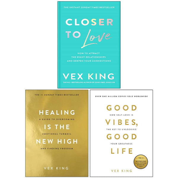 Vex King Inspirational Collection (Closer to Love, Healing Is the New High, Good Vibes, Good Life)