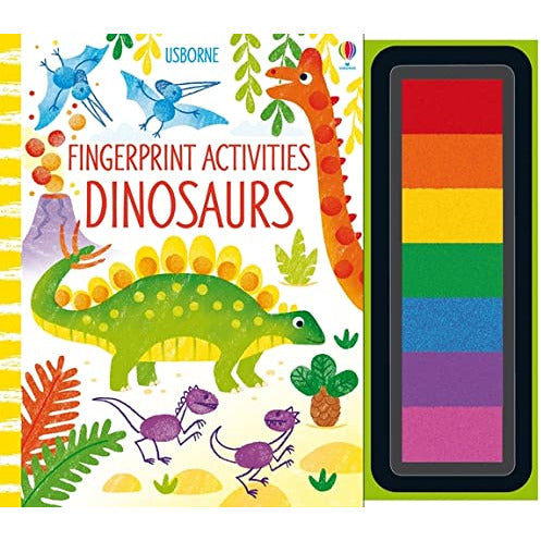 Fingerprint Fun with Usborne: Dinosaurs