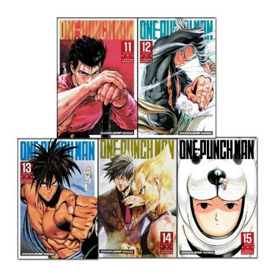 One-Punch Man Volume 11-15 Collection: 5 Books Set (Series 3)