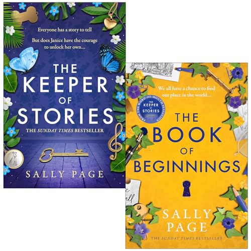 Sally Page Collection 2 Books Set (The Keeper of Stories and The Book of Beginnings)