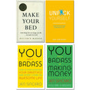 Make Your Bed, Unf*ck Yourself, You Are A Badass, You Are A Badass at Making Money 4 Books Collection Set