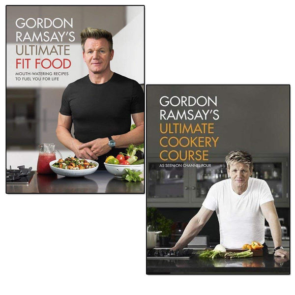 Ultimate Cookery Course and Ultimate Fit Food 2 Books Collection Set by Gordon Ramsay