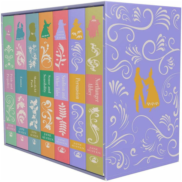 Jane Austen Complete 7-Book HARDCOVER Collection: Boxed Set including Emma, Pride and Prejudice, Persuasion, Sanditon and Other Tales, Northanger Abbey, Sense and Sensibility, and Mansfield Park.