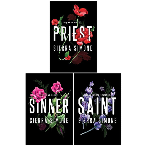 Sierra Simone Priest Trilogy Collection 3 Books Set (Priest, Sinner, Saint)