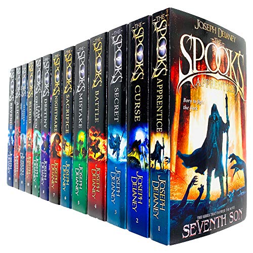 The Spooks Books 1 - 13 Complete Wardstone Chronicles Collection Set by Joseph Delaney ( Apprentice, Curse, Secret, Battle, Destiny, Alice, Revenge & MORE!)