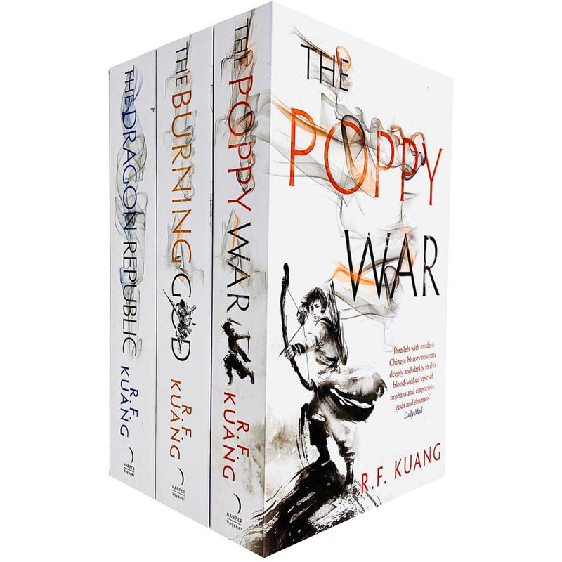 Poppy War Trilogy: 3-Book Collection by R.F. Kuang (The Poppy War, The Dragon Republic, The Burning God)