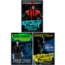 Skulduggery Pleasant Derek Landy Collection 3 Books Set (A Mind Full of Murder, Bad Magic & Hell Breaks Loose)