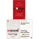 Nudge, Misbehaving, Thinking, Fast and Slow 3 Books Collection Set