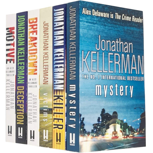 Jonathan Kellerman's 6-Book Mystery Collection (Including Killer, Victims, Breakdown, Deception, and Motive)