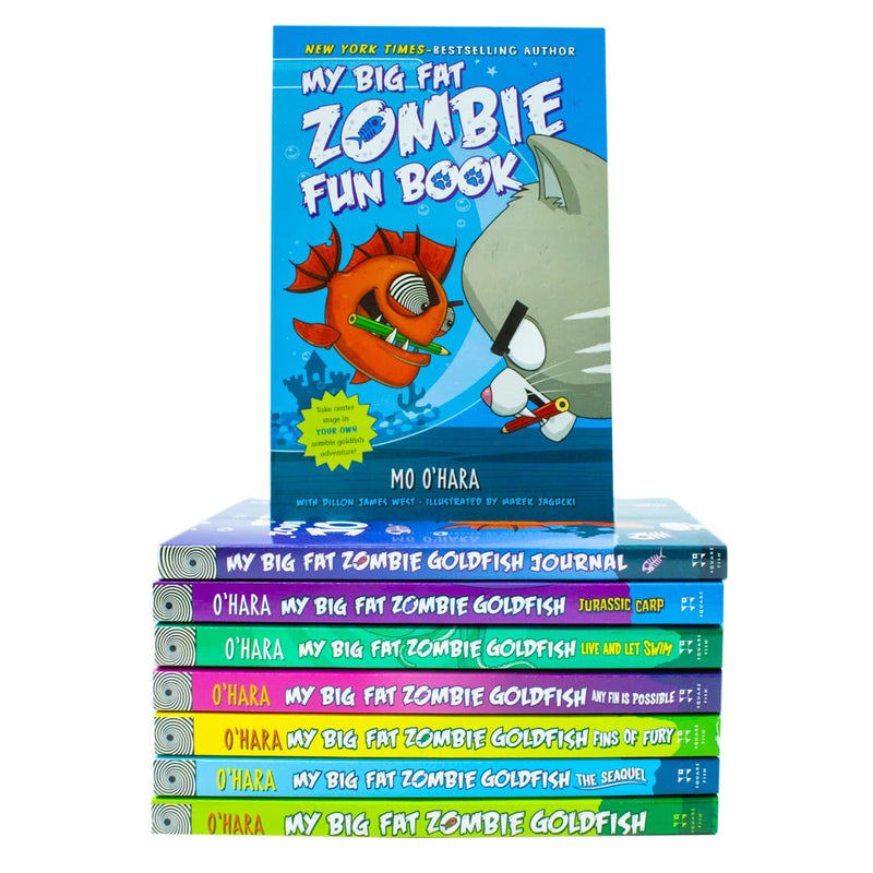 My Big Fat Zombie Goldfish Boxed Set 8 Books Collection by Mo O'Hara