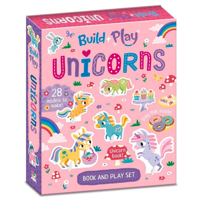 Build and Play Unicorns: Book and Play Set with 28 Magical Models to Make (Build and Play Kit)