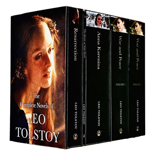 The Complete Novels of Leo Tolstoy: Classic Stories 5-Book Collection Box Set (Resurrection, Anna Karenina, The Death of Ivan Ilyich, War and Peace Volumes 1 & 2)