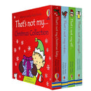 Usborne Touchy-Feely Thats not My Christmas Collection 4 Books Set (Christmas Fairy, Robin, Elf &amp; Angel)