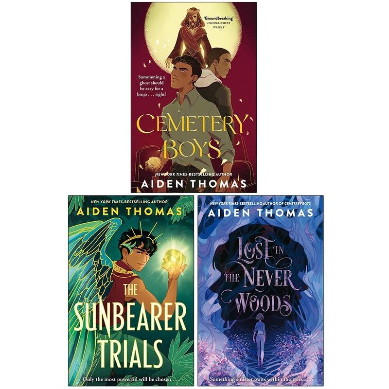 Aiden Thomas: 3-Book Collection (Cemetery Boys, The Sunbearer Trials, Lost in the Never Woods)