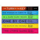 Ruth Ware Collection 6 Books Set (The Turn of the Key, The Woman in Cabin 10, In a Dark Dark Wood, One by One, The Death of Mrs Westaway, The Lying Game)