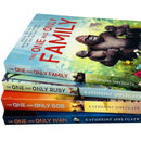 Katherine Applegate Series 4 Books Collection Set (The One and The Only Family, The One and The Only Ruby, The One and The Only Bob, The One and The Only Ivan)