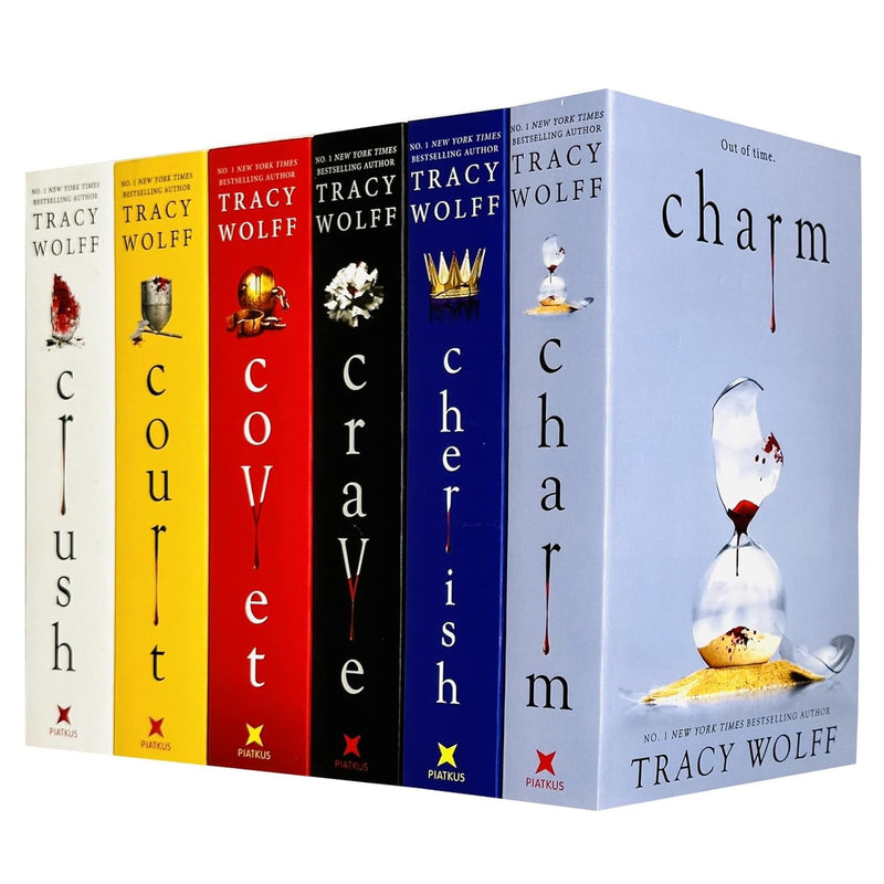 Crave Series 6 Books Collection Set By Tracy Wolff (Crave, Crush, Covet, Court, Charm, Cherish)