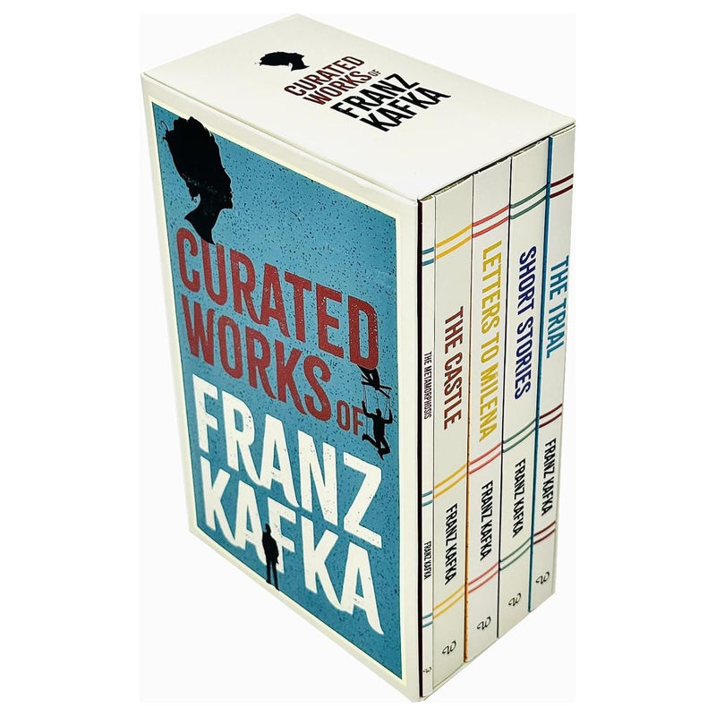 Curated Works of Franz Kafka 5 Books Collection Boxed Set (The Trial, Short Stories, Letters to Millena, The Castle & The Metamorphosis)