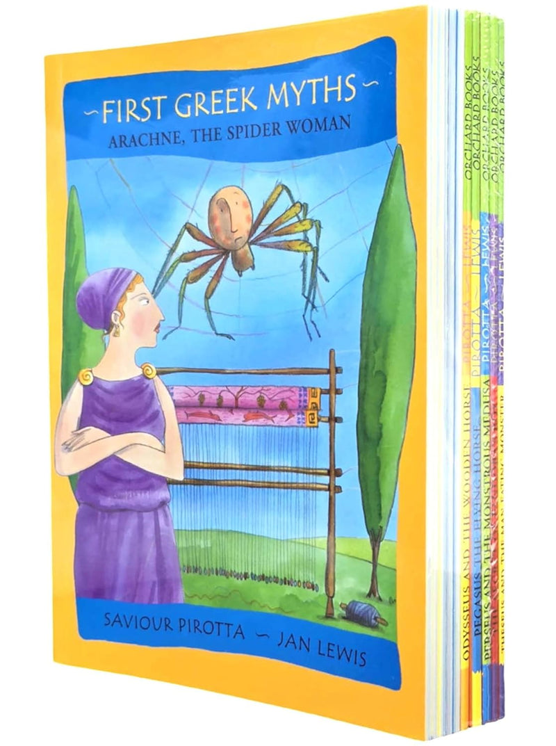 First Greek Myths Series 10 Books Collection Set by Saviour Pirotta, Jan Lewis