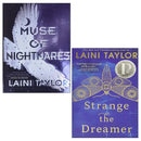 Strange the Dreamer Series Collection 2 Books Set By Laini Taylor (Strange The Dreamer, Muse of Nightmares)