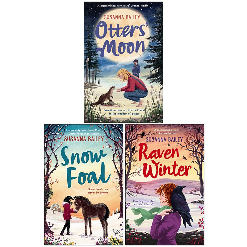 Susanna Bailey Collection: 3-Book Set (Otters' Moon, Snow Foal, Raven Winter)