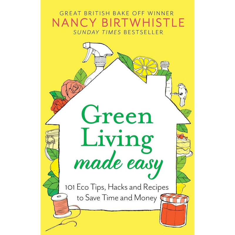 Nancy Birtwhistle Collection 2 Books Set (Clean & Green, Green Living Made Easy)