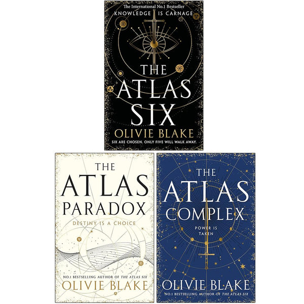 Atlas Series 3 Books Collection Set By Olivie Blake (The Atlas Six, The Atlas Paradox & The Atlas Complex)