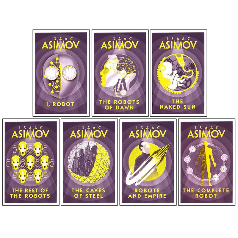 Isaac Asimov: Robot Series - 7 Books Collection Set (Including I, Robot, The Robots of Dawn, The Naked Sun, The Rest of the Robots, The Caves of Steel, Robots and Empire, The Complete Robot)