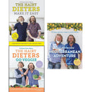 Hairy Dieters: 3-Book Collection Set - Make It Easy, Go Veggie, Hairy Bikers Mediterranean Adventure - Hardcover