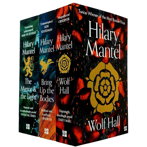 Wolf Hall Trilogy: 3-Book Collection Set by Hilary Mantel (Includes The Mirror and the Light, Bring Up the Bodies, Wolf Hall)