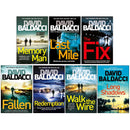 David Baldacci Amos Decker Series 7 Books Collection Set (Memory Man, The Last Mile, The Fix, The Fallen, Redemption &amp; More)