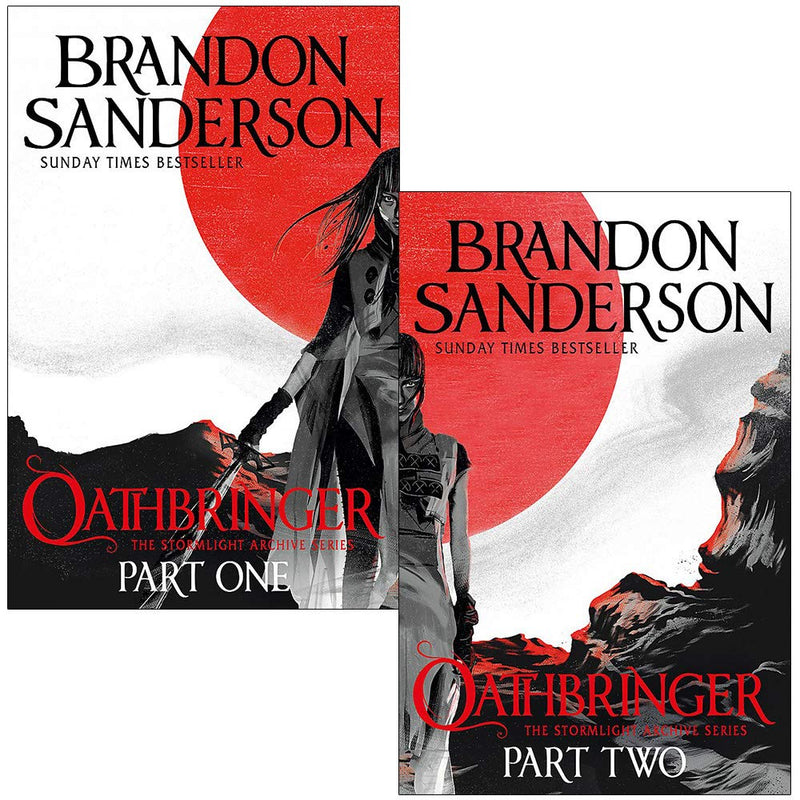 The Stormlight Archive Book Series: A 2-Book Set by Brandon Sanderson (Oathbringer Part 1 & 2)