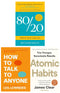 The 80/20 Principle, Atomic Habits, How to Talk to Anyone Collection 3 Books Set by Richard Koch, James Clear, Leil Lowndes