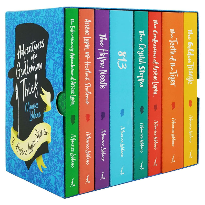 The Complete Collection of Arsene Lupin 8 Books Box Set by Maurice LeBlanc (Herlock Sholmes, The Confessions, The Crystal Stopper, The Confessions of Arsene Lupin & More)