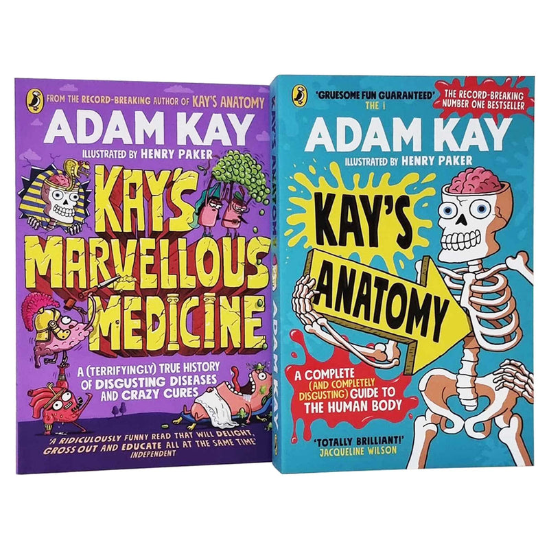 Adam Kay's Medical Adventures – 2-Book Set (Kay’s Anatomy, Kay’s Marvellous Medicine)