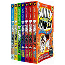 Bunny vs Monkey 7 Books Collection Set By Jamie Smart (Bunny vs Monkey, Supersonic Aye-aye, The Human Invasion, Rise of the Maniacal Badger, the League of Doom!, Multiverse Mix-up & Machine Mayhem)