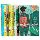 Heartstopper Series Volume 1-4 &amp; Heartstopper Yearbook (Hardback) 5 Books Collection Set By Alice Oseman