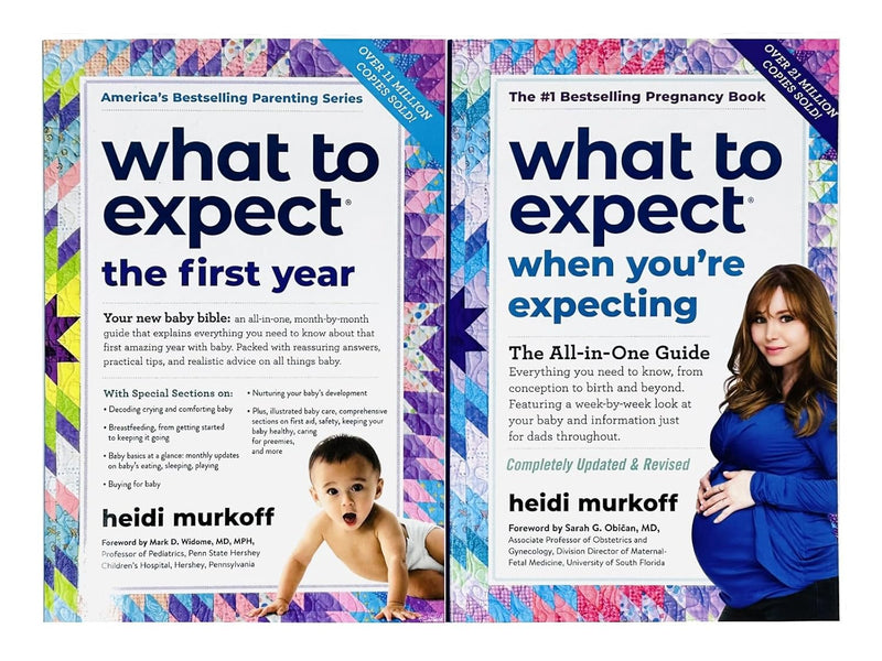 The Congratulations, You're Expecting! 2 Books Collection Gift Set (What to Expect When You're Expecting and What to Expect the First Year)