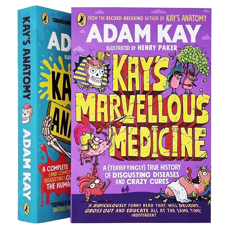 Adam Kay's Medical Adventures – 2-Book Set (Kay’s Anatomy, Kay’s Marvellous Medicine)