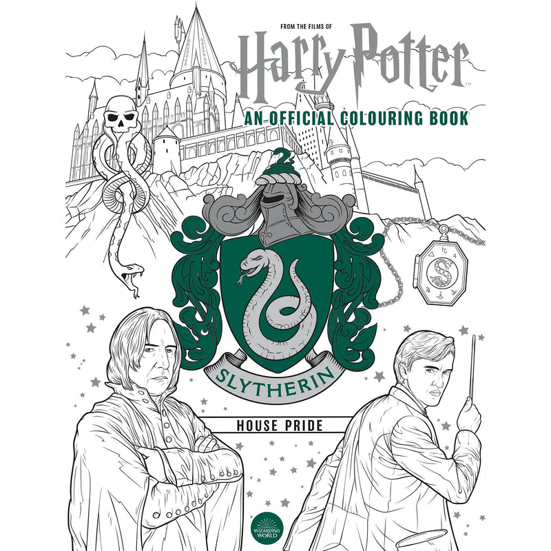 Harry Potter: Slytherin House Pride: The Official Colouring Book